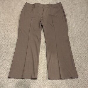 LOFT Brown Women's Trousers - Size 16